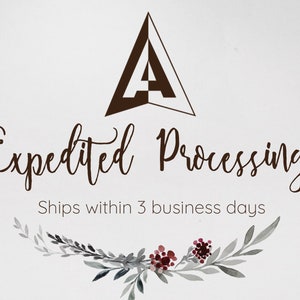Expedited processing  | Arrowhead Leatherwork