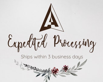 Expedited processing  | Arrowhead Leatherwork