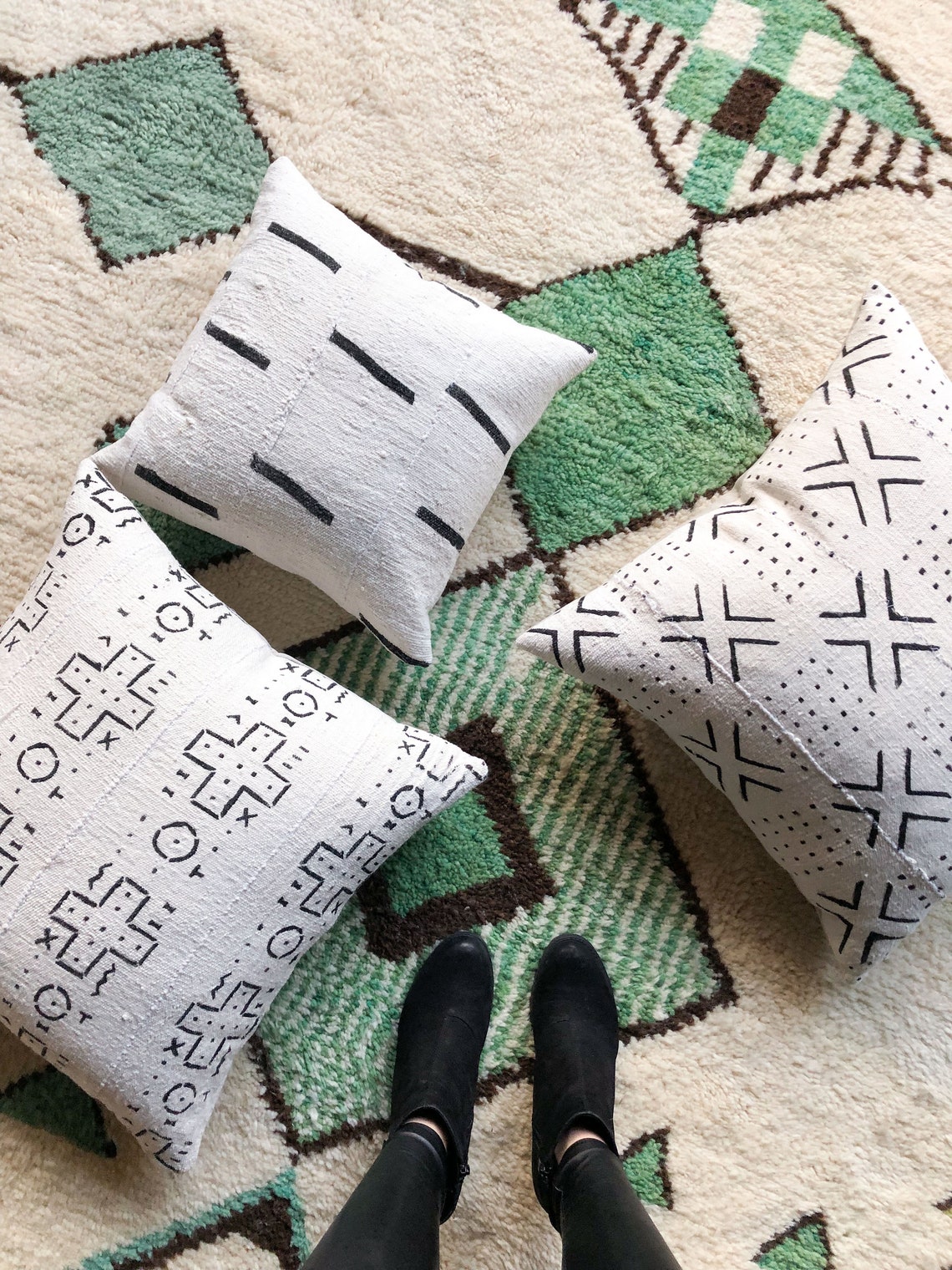 Teal Moroccan Rug Blue Moroccan Rug Green Moroccan Rug Etsy