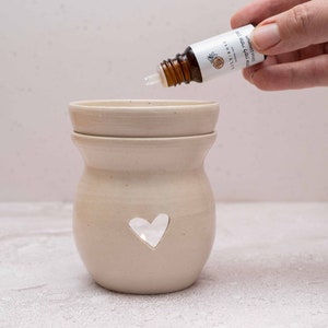 Ceramic essential oil burner, Ceramic oil diffuser, Pottery aromatherapy