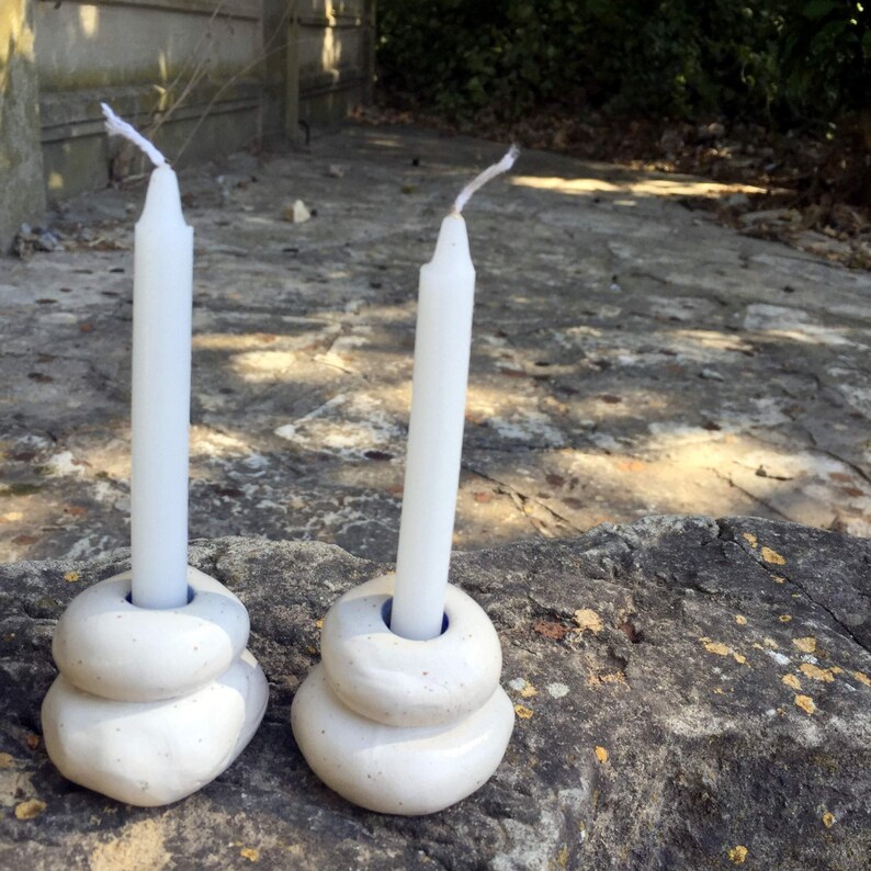 Shabbat candlestick Ceramic Candle holders