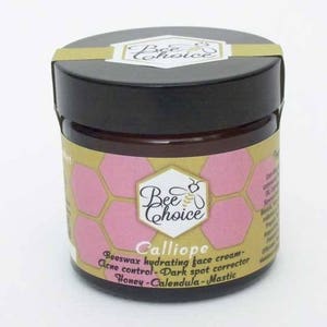 Beeswax hydrating face cream,  Acne control cream,  Dark spot corrector, natural face cream .