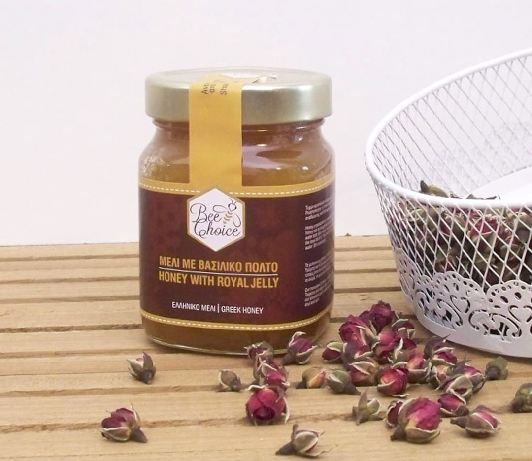 Superfoods. Honey Mixed Royal Jelly, Pure Greek Honey. 250g 8.80oz Etsy
