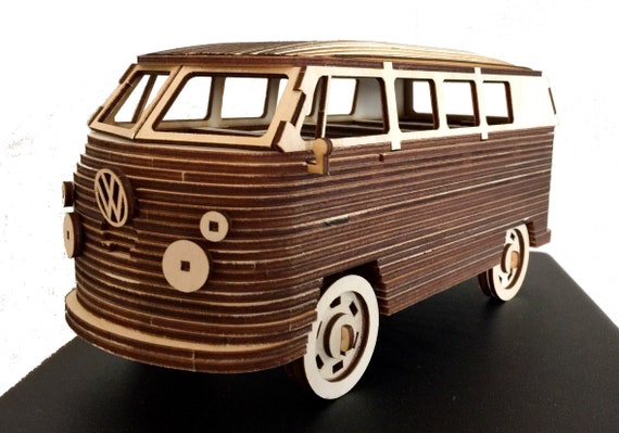 vw camper van 3d puzzle