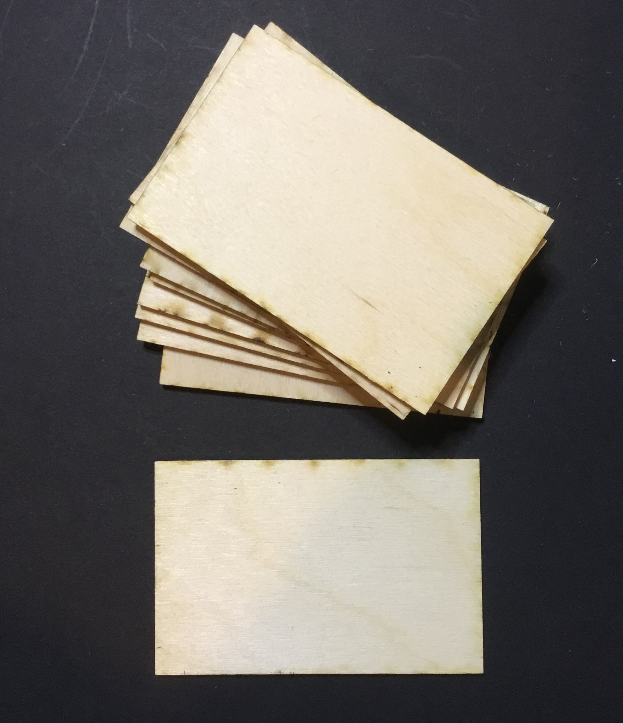 20 Rectangle Birch Plywood Craft Blanks 94mm X 61mm X 3mm Etsy UK