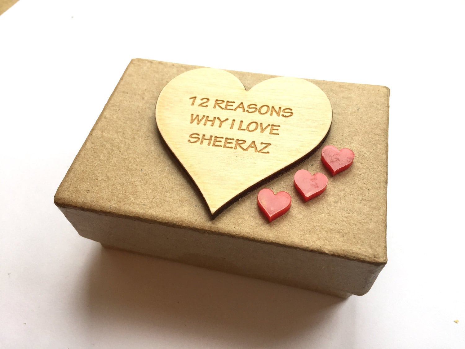 Personalized '12 Reasons Why...' Gift Box for Etsy