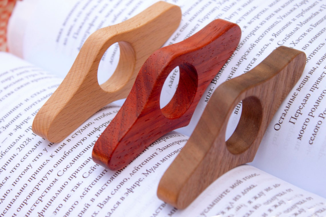 Thumb book page holder PERSONALIZED for book lovers Read Etsy