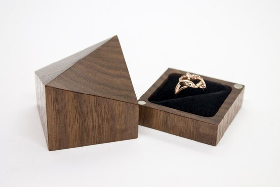 wooden ring case