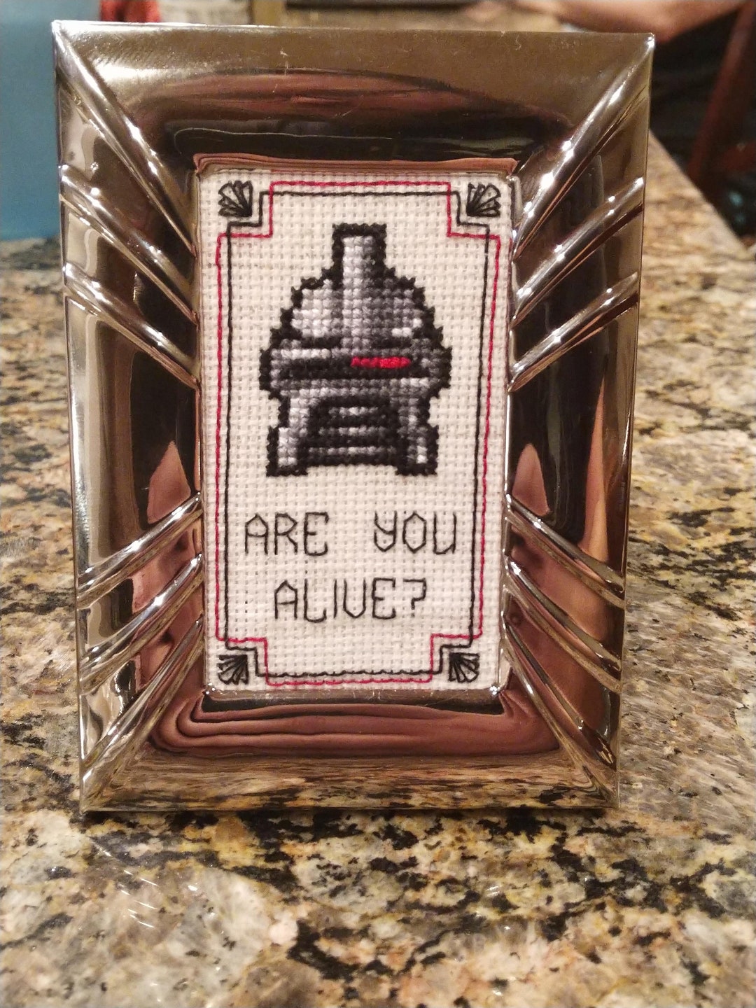 Battlestar Galactica Inspired Cylon PDF Cross Stitch Pattern - Are You ...