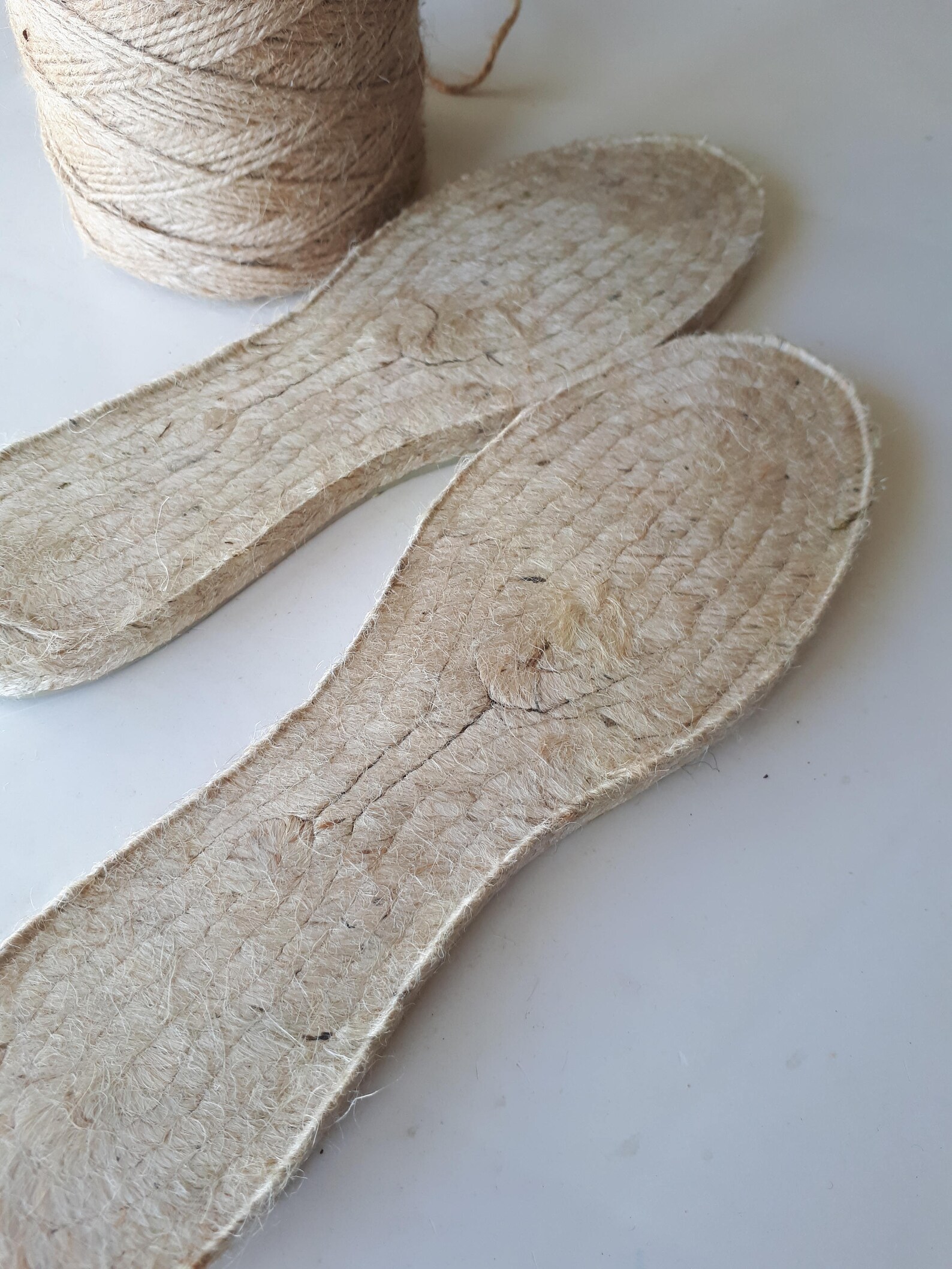 Espadrille Jute Soles With the Base Partially Covered With Etsy Australia