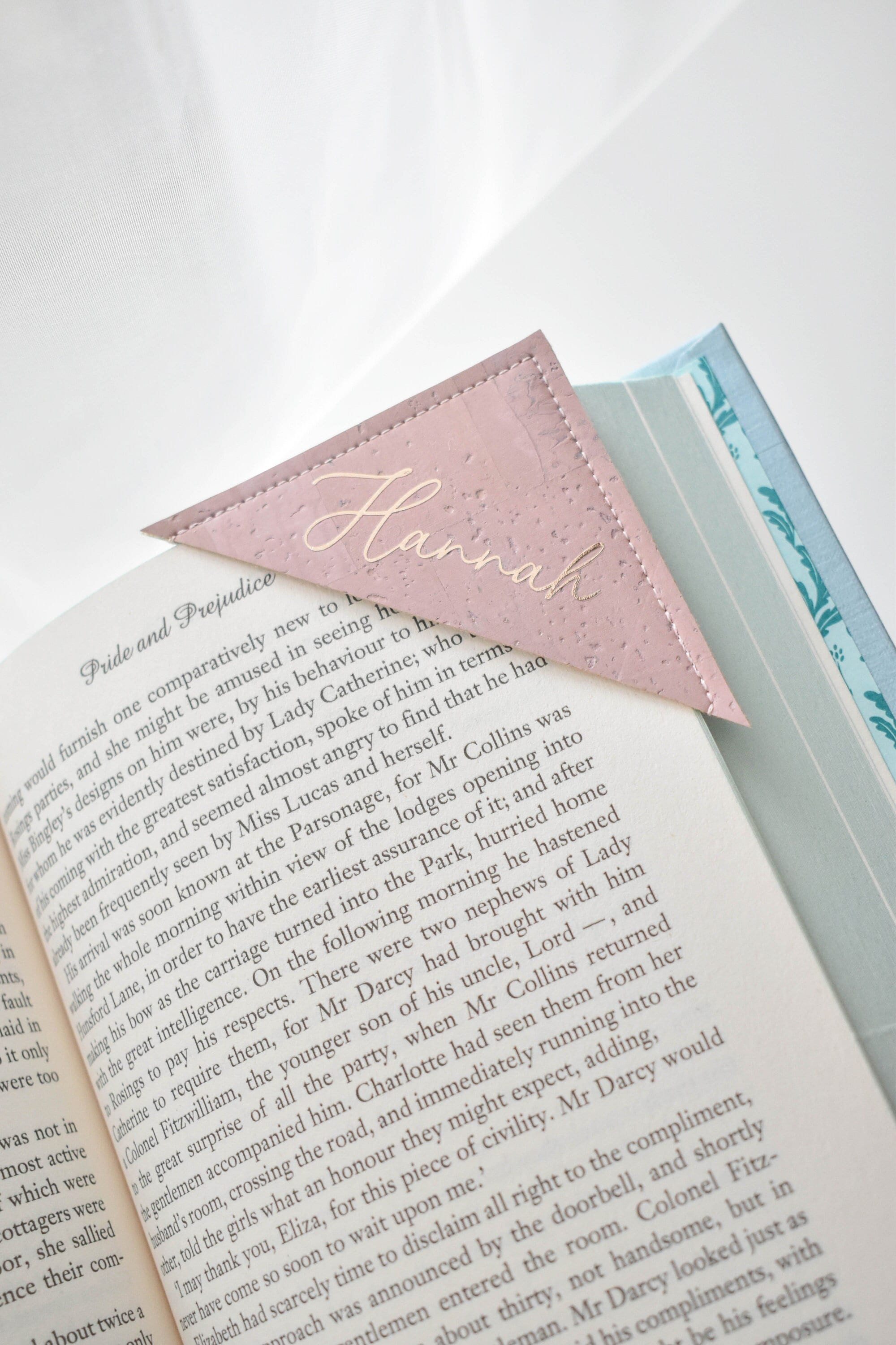 Personalised Bookmark. Vegan Cork Bookmark