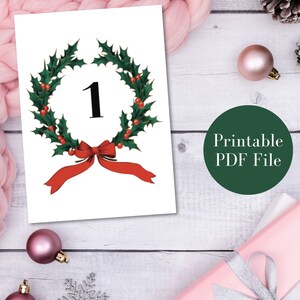 Advent Scripture Printable Cards, Bible Verse Cards for Christmas With ...