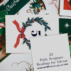 Advent Scripture Printable Cards, Bible Verse Cards for Christmas With ...