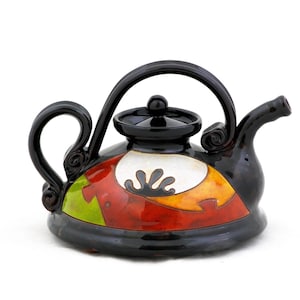 Christmas GiftCeramic Teapot, Pottery Teapot, Handmade teapot, Stoneware teapot, Classic  teapot, Artisan Teapot