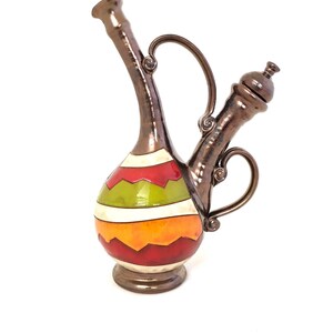 Christmas Gift - Handmade Ceramic Pitcher, Unique Ceramic Bottle, Art Pottery Decor, Decorative Clay Art, Pottery Bottle, Kitchen Decor