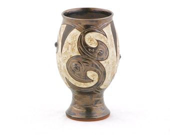 Unique Flower Vase , Handmade Ceramic Vase, Pottery Flower Vase , Wedding gift, Antique collection, Home decor