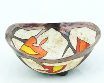 Pottery Bowl, Ceramic Bowl,  Handmade Pottery, Salad Bowl , Serving Dish, Christmas gift, Stoneware bowl, Wedding gift, Home decor