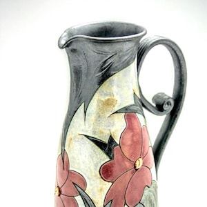 Christmas Gift - Flower Vase Pitcher,, Ceramic Pitcher, Large Flower Jug, Wine Jug, Handmade Ceramic Jug, Wedding Gift