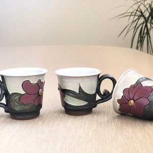 Handmade Espresso Cup, Ceramic mug, Wheel Thrown Pottery Cup, Handmade Coffee Mug , Coffee love cup, Unique Stoneware mug