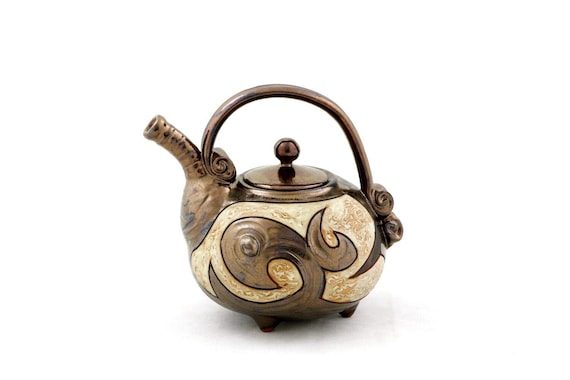 Christmas Gift Handmade Ceramic Teapot, Cute Teapot, Wheel Thrown Pottery Tea  Pot, Rustic Earthenware Tea Maker, Unique Art Gift -  Denmark