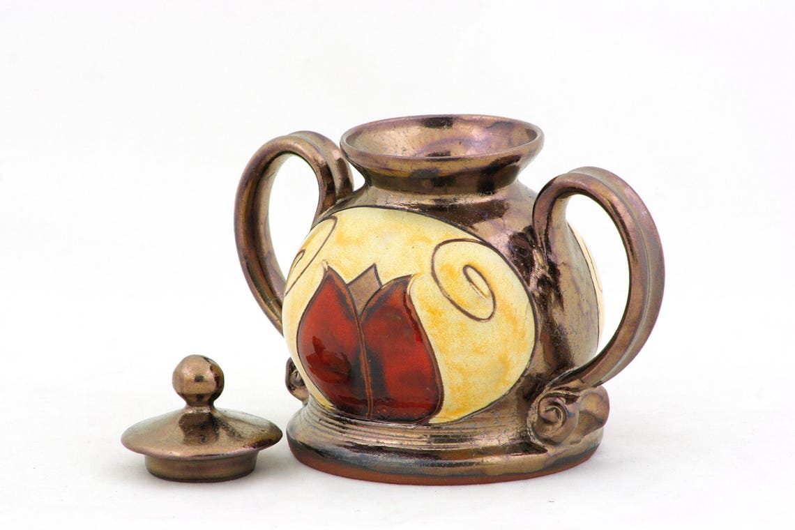 Ceramic Sugar Caddy Wheel Thrown Sugar Bowl Pottery Sugar Etsy Australia