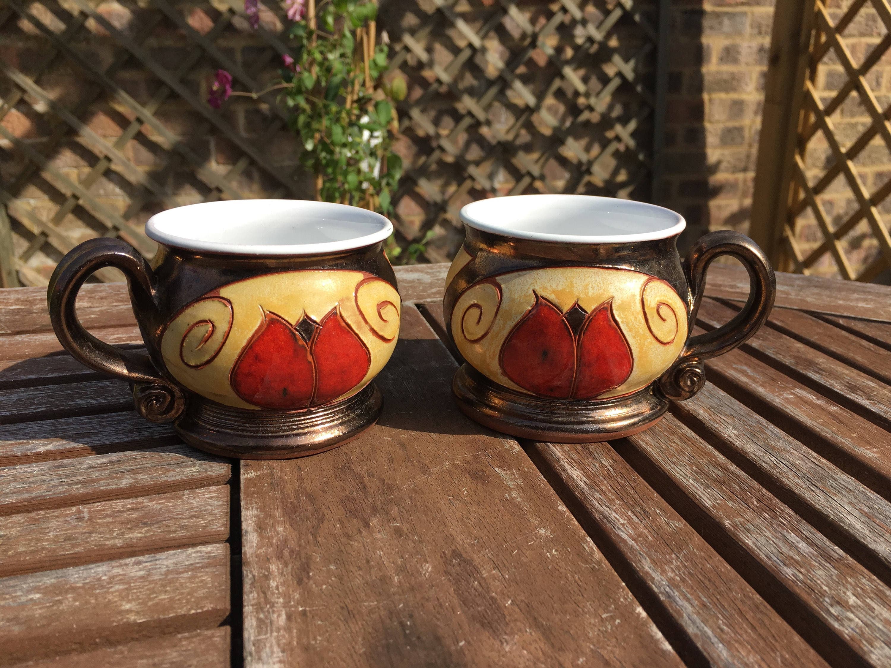 Coffee Mug Handmade Ceramic Flower Cup Tea Mug Tulip Mug Etsy UK