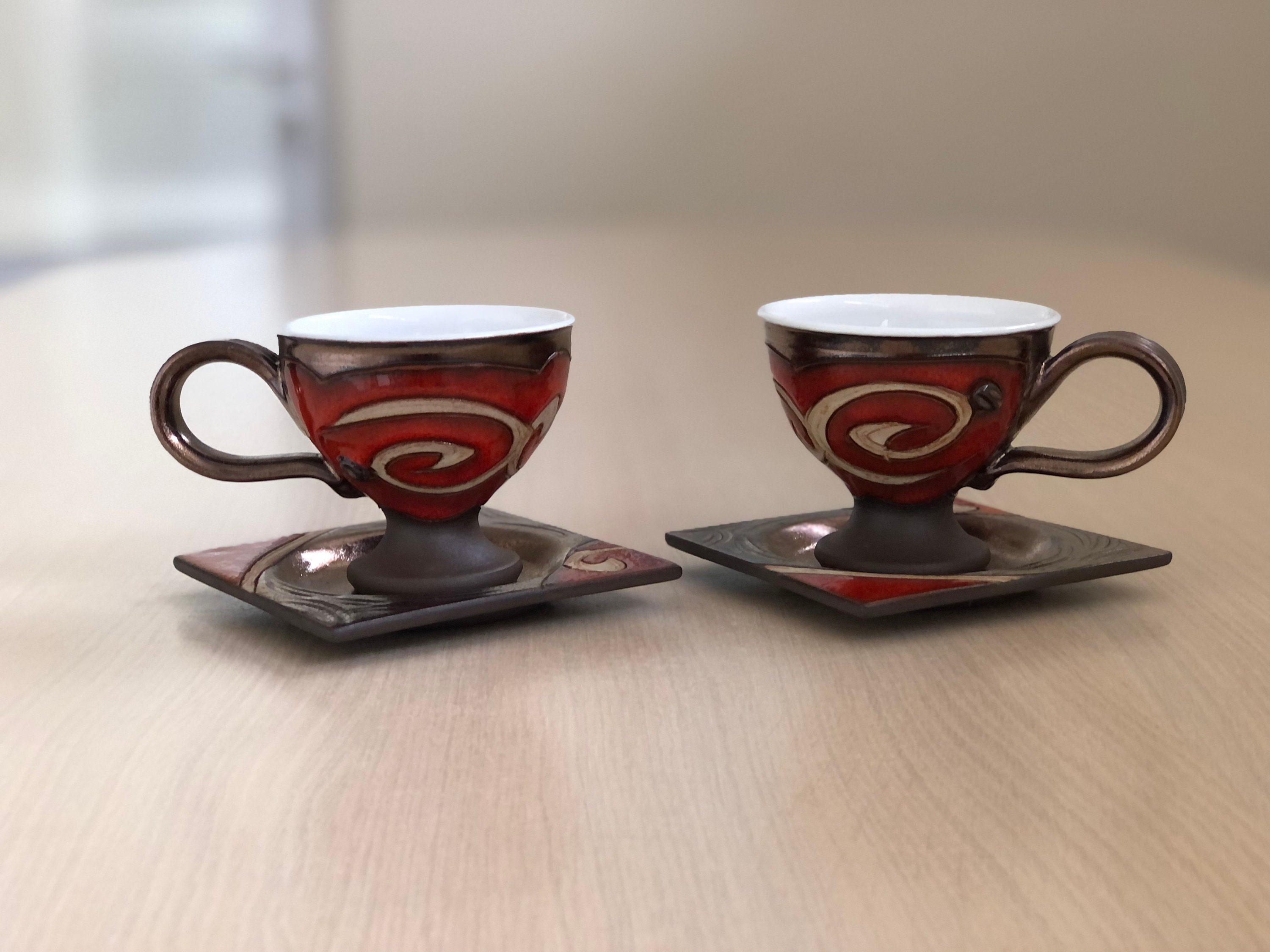 Set Tasse À Café En Céramique Soucoupe Tasse Créative - Temu Belgium