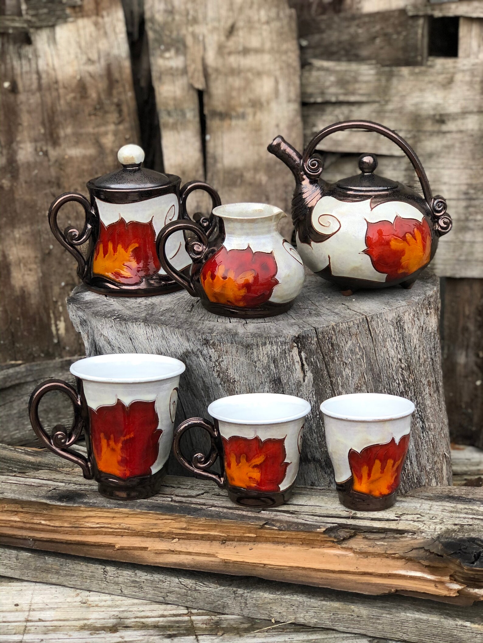 Cute Flower Teapot Ceramic Teapot . Handmade Pottery Tea Etsy