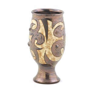 Jarrón de cerámica hecho a mano, jarrón de flores único, jarrón de diseño de remolino decorativo, jarrón de cerámica moderno, regalo de bodas