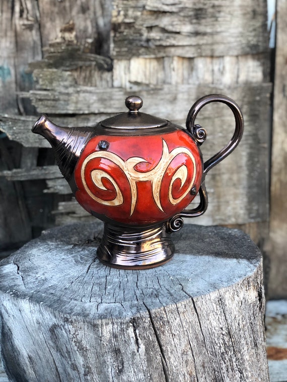 Black Teapot  Tea pots, Ceramic teapots, Ceramics