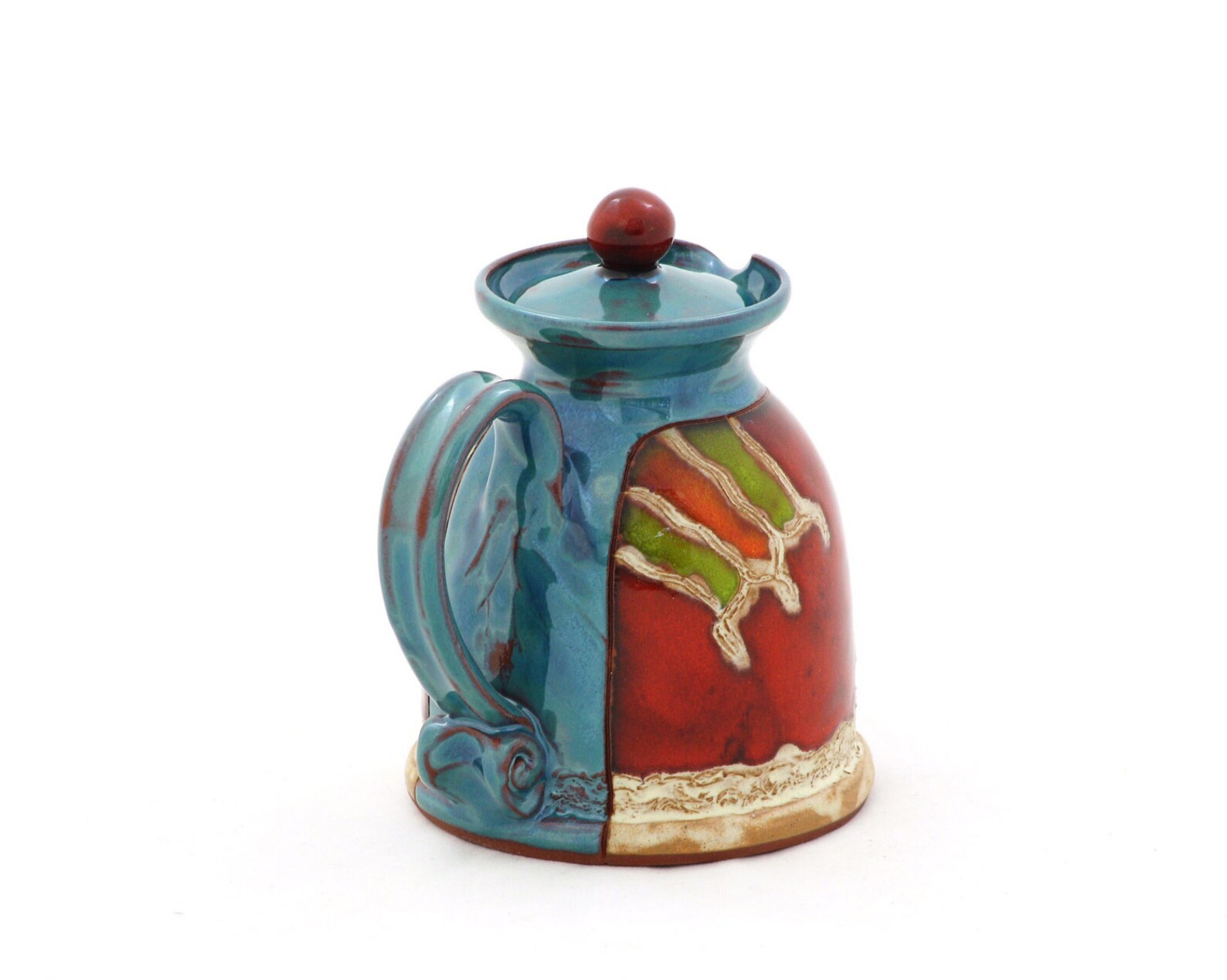 Rainbow Coffee Creamer Handmade Creamer Pitcher With Lid Etsy UK