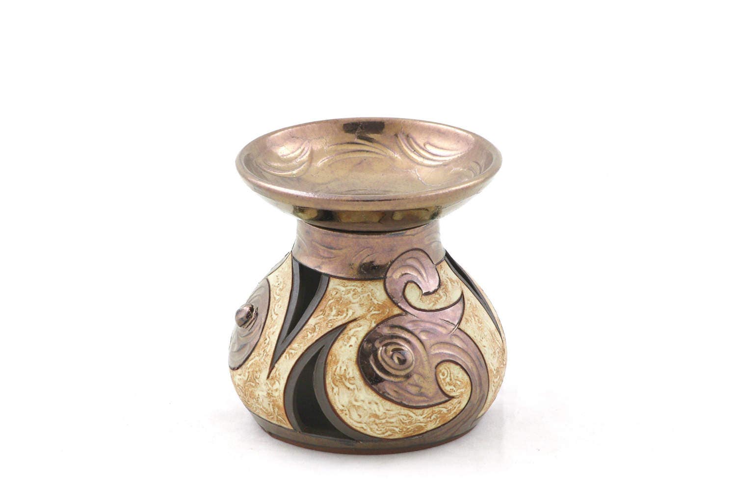 オイルバーナー、アロマランプ、アンティークコレクション、母の