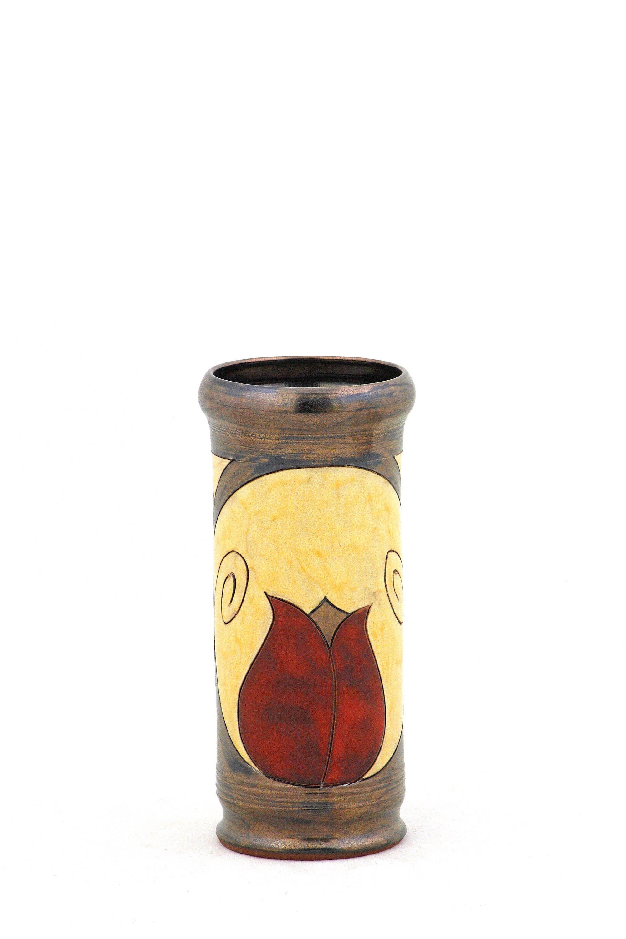 Pottery Vase Easter gift Hand thrown Ceramic Vase Tulip | Etsy