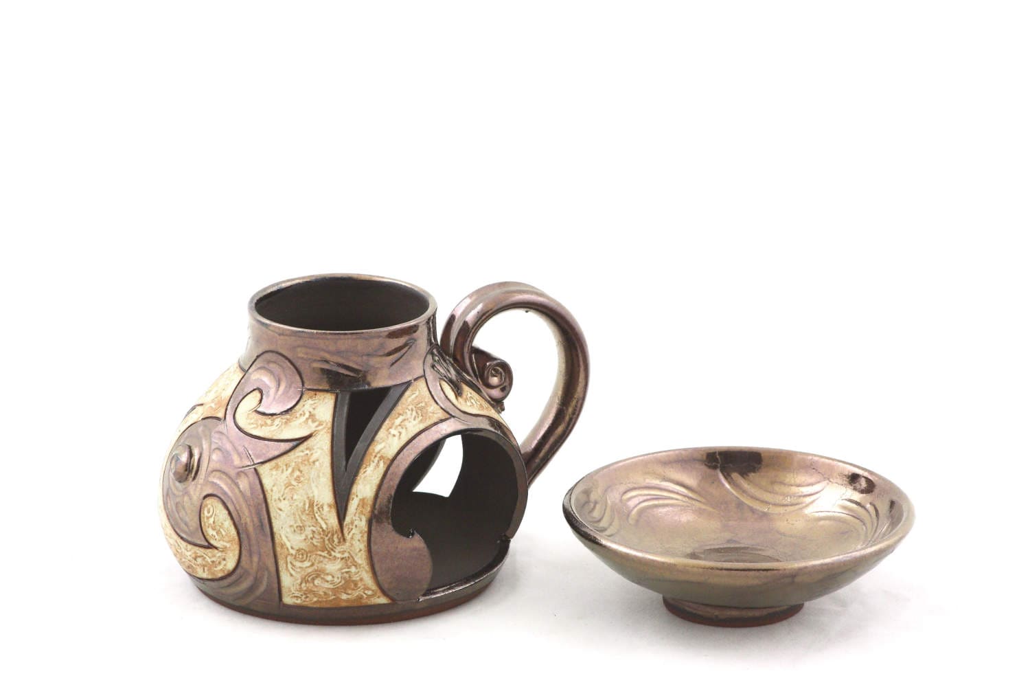 オイルバーナー、アロマランプ、アンティークコレクション、母の日