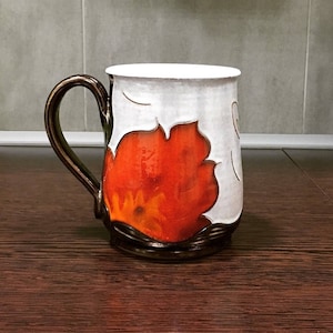 Large Stoneware mug, Pottery Beer mug ,Handmade pottery mug, Hand thrown mug, Coffee mug, Large mug, Ceramic Stein