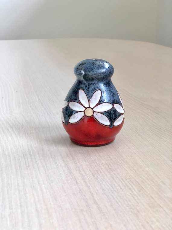 CERÁMICA ESPAÑA | Saliera cucina | Saliera con coperchio | Saliera ceramica | Saliera originale | Decorazione Modello M03 | 100% Decorato a Mano | 13x13 cm