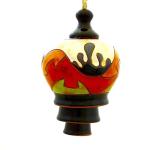 Handmade Ringing Bell, Ceramic garden decoration, Pottery ornament, Unique  gift, Mother&#39;s Day Gift, Pottery bell