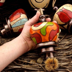 Ceramic Wind Chime , Handmade Ringing Bell,ceramic Hanging Garden ...