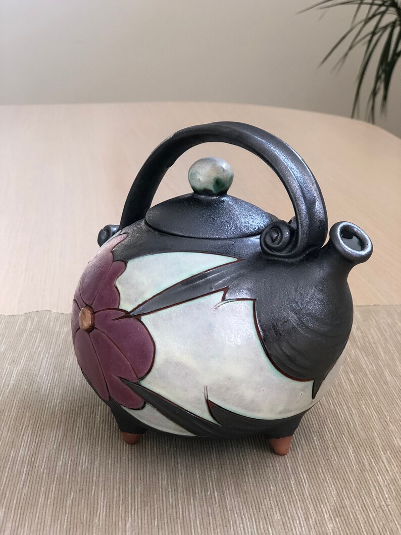Ceramic Handmade Teapot Functional Pottery Teapot Unique Etsy
