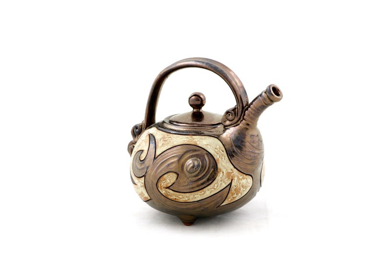 Wheel thrown Teapot One man teapot Ceramic handmade Tea Pot Etsy