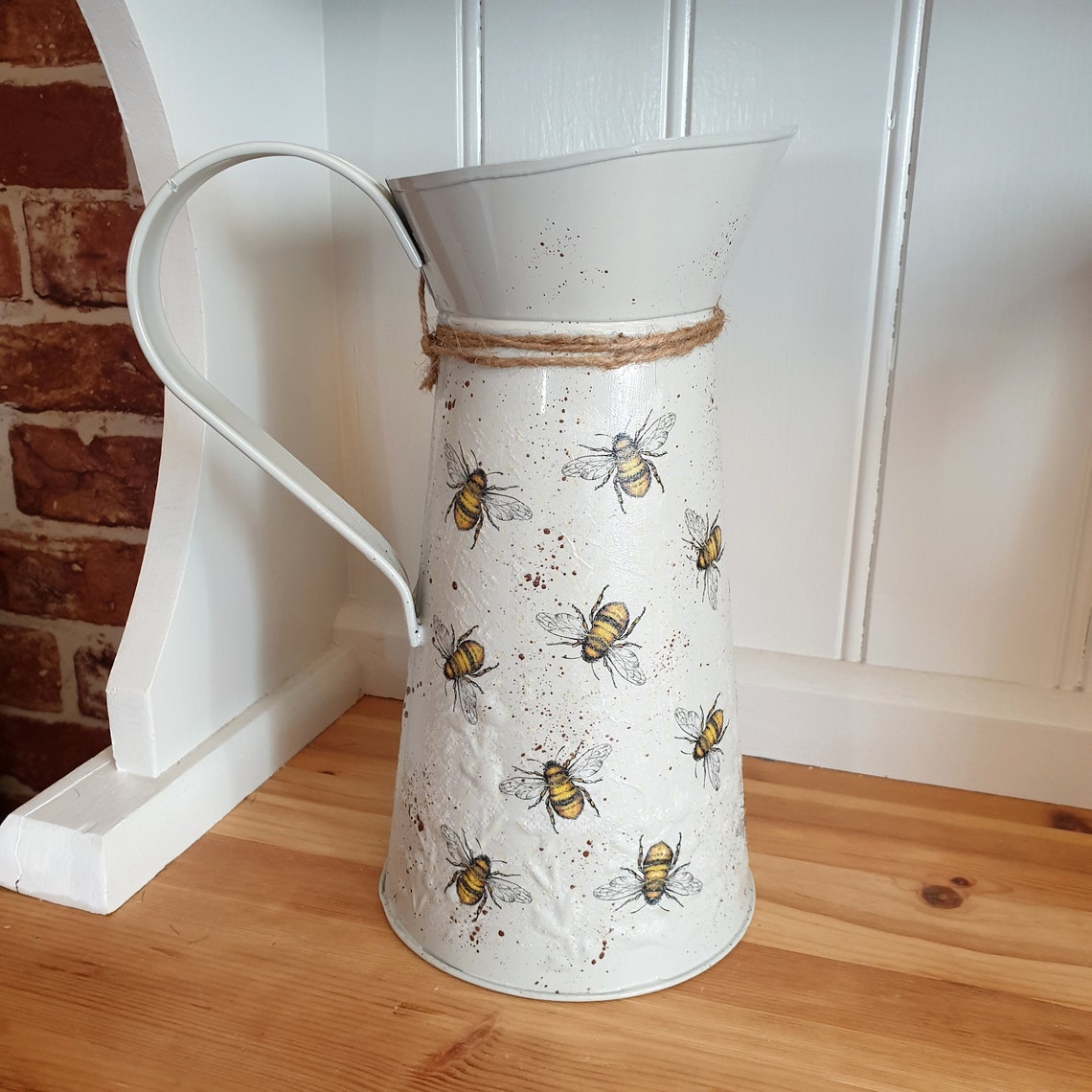 Large 25cm BEE Decorative Jug Vase Etsy UK