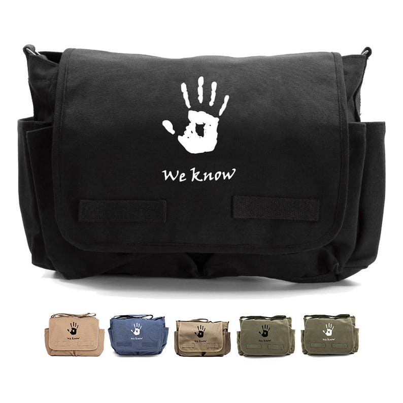 Outdoor Gifts for Men Father Army Canvas Messenger Shoulder Bag for Him Husband Boyfriend Heavyweight Monogrammed Crossbody Laptop Bags