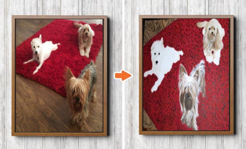 Dog Mom Birthday Gift Anniversary Gift Pet Portrait Pet Memorial Pet Painting Pet Painting Dog Painting Custom Pet Portrait