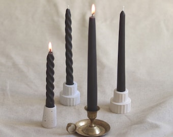 Selection of Dining Candles | Winter Colour Candle | Dining Table | Taper Candle | Twisted Candle | Large Dinning Candles | Tall Candle