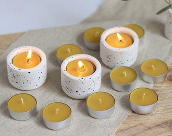 FREE DELIVERY | From Our Hives to Your Home | 100% Pure & Natural Raw Beeswax Tea Light Candles | Victorian Candles | | Wholesale Candles