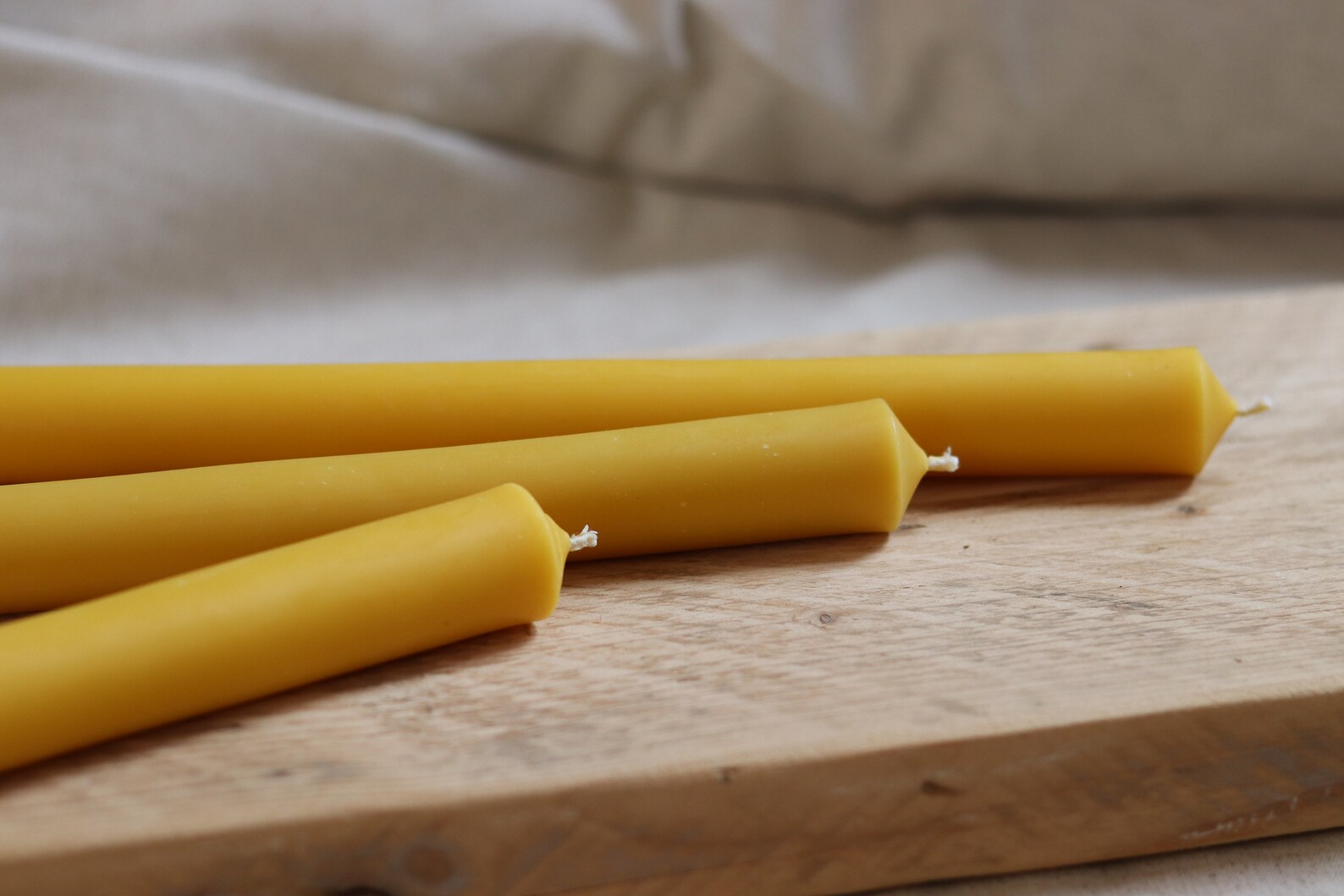 Beeswax Baptism Candle Christening Candle Baptismal Etsy UK