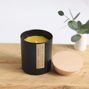 Large Beeswax candle,Candle in Jar,Organic candles,Meditation,Man Candle,Unscented,Essential Oil Scents,Scented beeswax,Aromatherapy Candle image 5