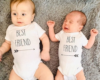 Matching best friend onesies baby new arrivals