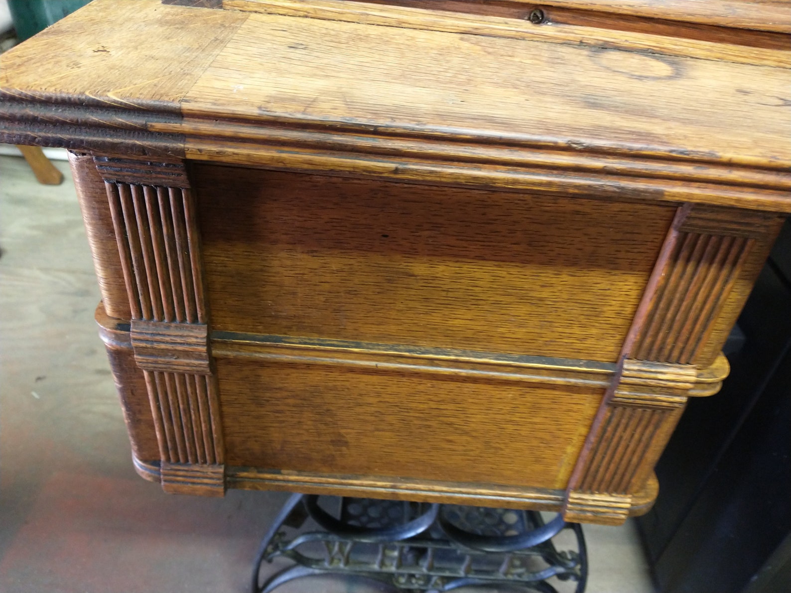 Antique White Rotary Sewing and Machine. Not Working Etsy
