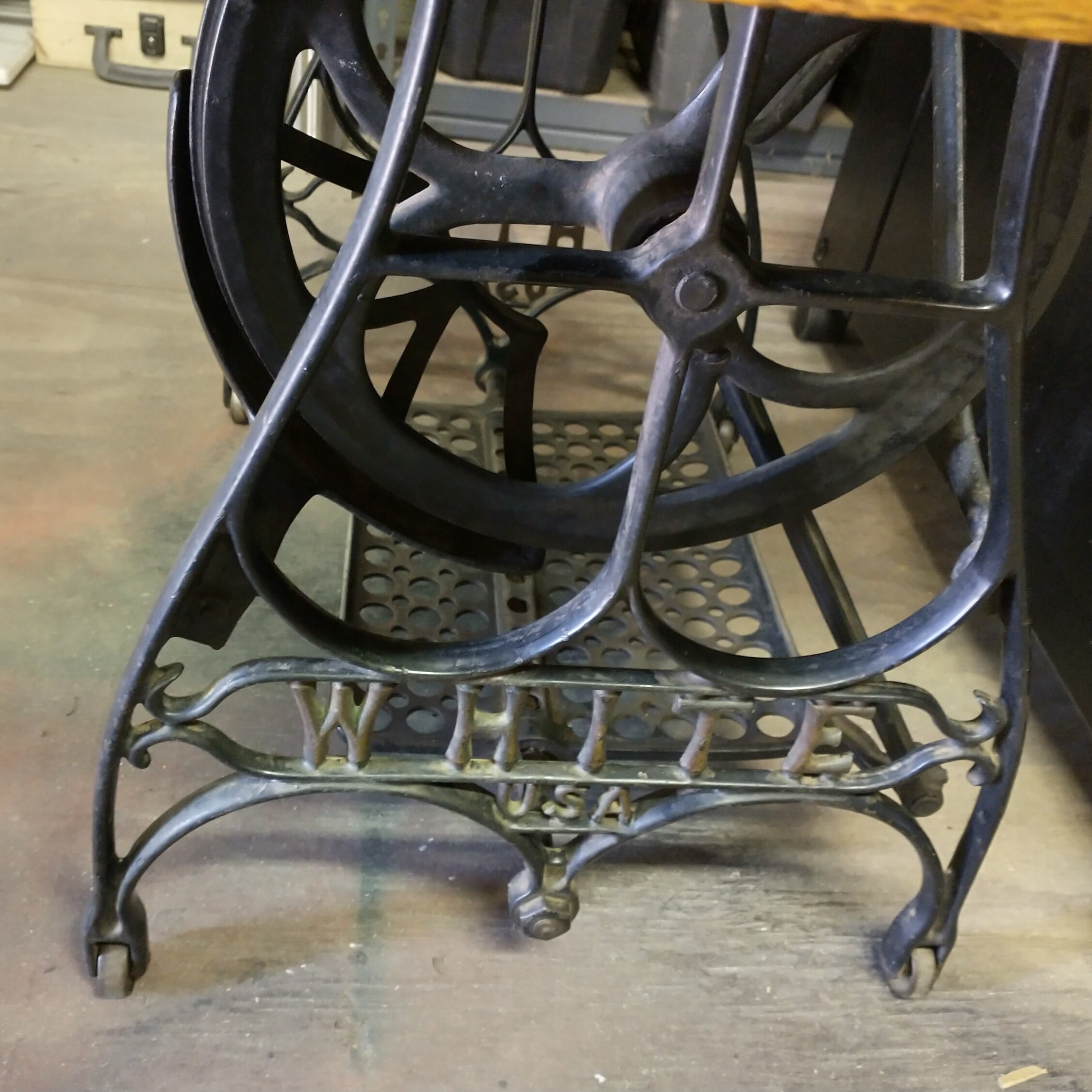 Antique White Rotary Sewing and Machine. Not Working Etsy